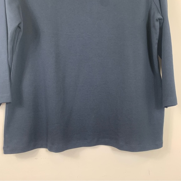 LL Bean cotton V-neck 3/4 sleeves intrinsik a/c Women’s Tee-XL - Picture 7 of 13
